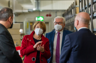 Bundespräsident Frank-Walter Steinmeier besucht Botanischen Garten Berlin Bundespräsident Frank-Walter Steinmeier besucht Botanischen Garten Berlin