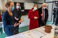 Bundespräsident Frank-Walter Steinmeier besucht Botanischen Garten Berlin Bundespräsident Frank-Walter Steinmeier besucht Botanischen Garten Berlin