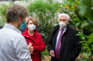 Bundespräsident Frank-Walter Steinmeier besucht Botanischen Garten Berlin Bundespräsident Frank-Walter Steinmeier besucht Botanischen Garten Berlin
