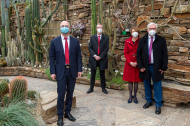 Bundespräsident Frank-Walter Steinmeier besucht Botanischen Garten Berlin Bundespräsident Frank-Walter Steinmeier besucht Botanischen Garten Berlin